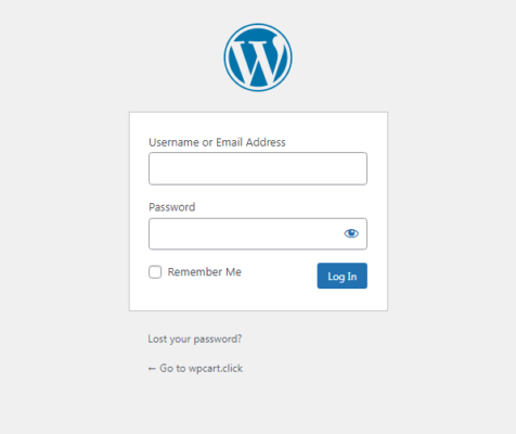 Log In to Your WordPress Dashboard