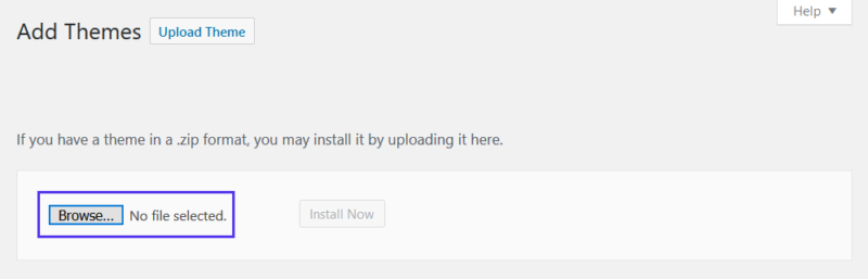 Upoad theme