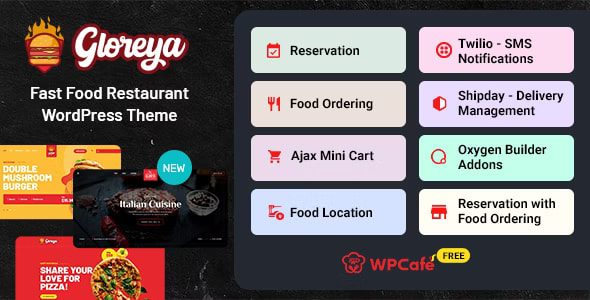 Gloreya-Food-Ordering-Delivery-Restaurant-WordPress-Theme