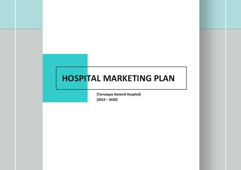 Hospital Marketing Plan Template