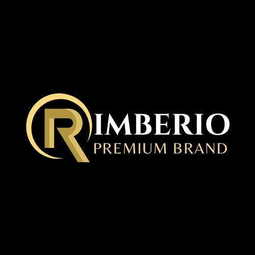 Black Gold White Elegant Lettering Premium Brand Logo