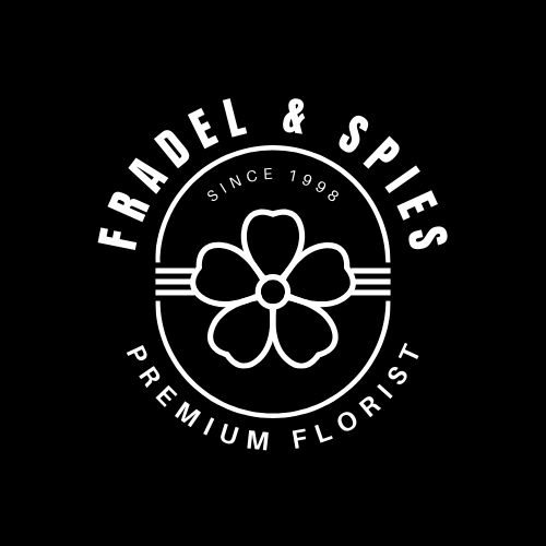 Black Illustrative Premium Florist Logo