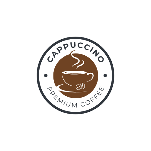 Cappuccino Premium Coffee Logo