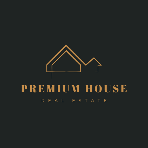 Gold Minimalist Premium House Logo