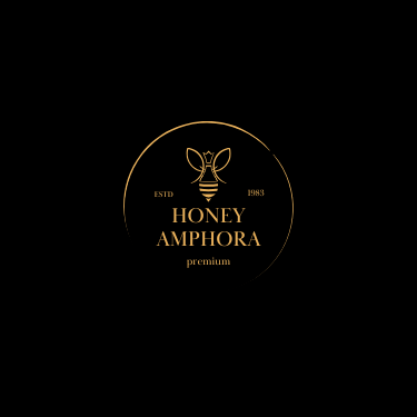 Gold luxury high quality premium honey logo