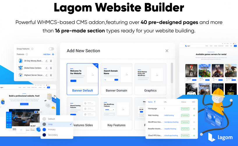 Lagom Website Builder