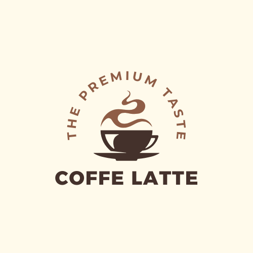 Premium Coffee Cafe Logo
