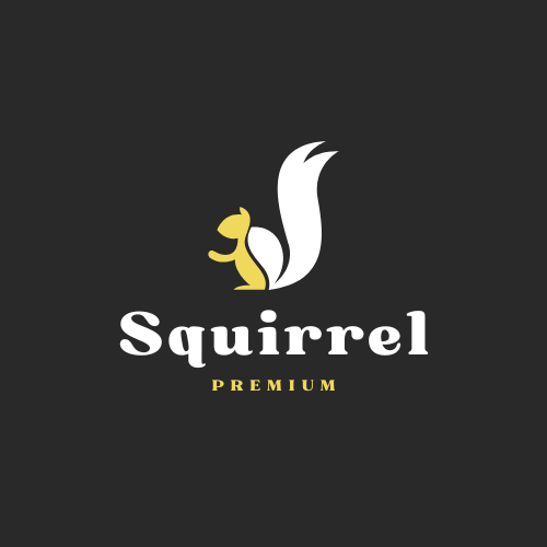 Yellow Squirrel Premium Logo 01